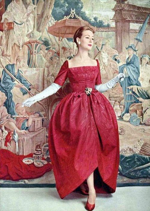 Evening gown, 1956.