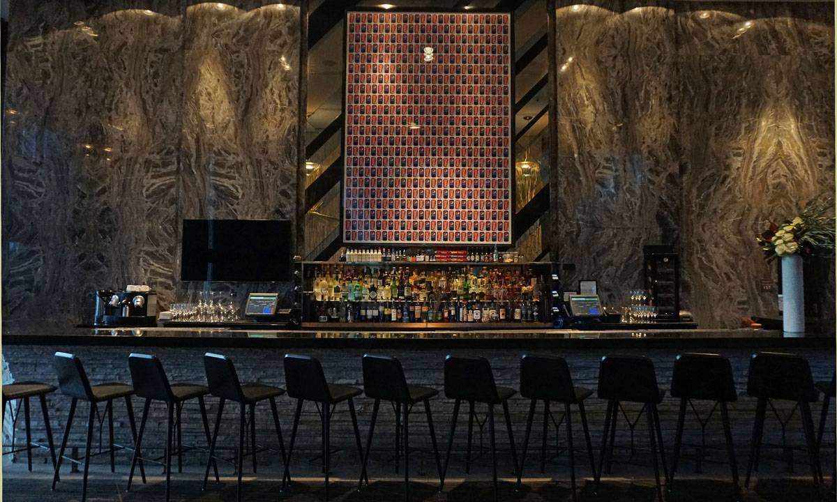 Living Room bar at the W South Beach.