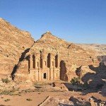 The Monastery at Petra, an hour-long hike up into the desert mountains.