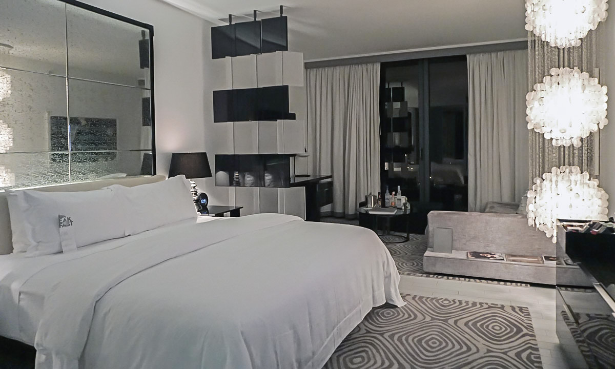 Our room at the W South Beach